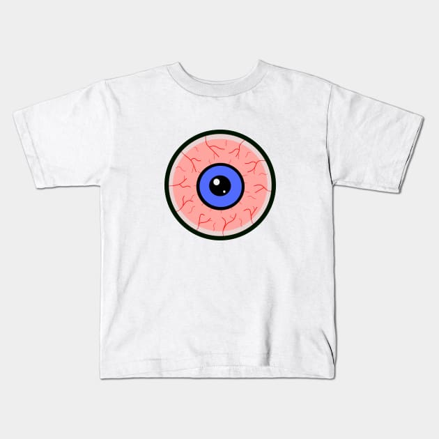 Bloodshot Eye Kids T-Shirt by SartorisArt1